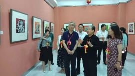 庆阳民间艺术作品展在陇西县莫建成艺术博物馆隆重开展