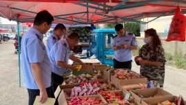 西峰区市场监管局开展农村集市食品安全专项整治