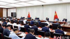 胡昌升在省委黨的建設(shè)工作領(lǐng)導(dǎo)小組會(huì)議上強(qiáng)調(diào) 善始善終抓實(shí)抓好學(xué)習(xí)教育 確保學(xué)有質(zhì)量查有力度改有成效 石謀軍出席