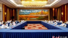 胡昌升任振鶴與宋志平一行會(huì)談