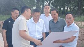 李隆基在庆城驿马工业集中区调研