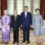 习近平夫妇会见柬埔寨国王西哈莫尼和太后莫尼列