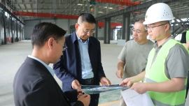 李隆基在西峰區(qū)調(diào)研包抓重大項目建設(shè)情況