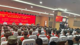 宁县举行2025年下半年新兵入伍欢送仪式暨“全民国防教育”活动