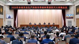 任振鹤在全省安全生产和秋冬季森林草原防灭火视频会议上强调 坚持以重于泰山责如千钧的担当作为筑牢安全之基 更好维护人民群众生命财产安全和社会大局和谐稳定