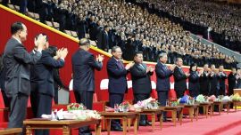李強出席朝鮮勞動黨建黨80周年慶祝活動