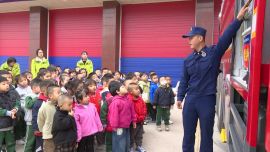 宁县博苑阳光幼儿园组织开展 “119”消防安全教育主题活动