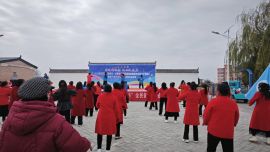 2025年甘肃省“党旗在一线飘扬”全民健身志愿 服务活动暨社会体育指导员走基层活动在米桥镇举行