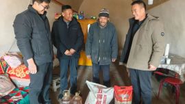 慶陽公路事業(yè)發(fā)展中心：精準幫扶讓王莊村群眾溫暖過冬