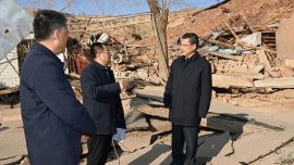 任振鶴在永靖縣調(diào)研滑坡險(xiǎn)情處置工作時(shí)強(qiáng)調(diào) 加強(qiáng)風(fēng)險(xiǎn)隱患監(jiān)測(cè) 嚴(yán)密防范次生災(zāi)害 堅(jiān)決筑牢人民群眾生命財(cái)產(chǎn)安全防線(xiàn)