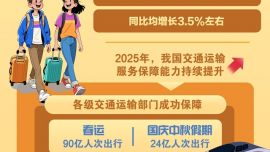 图表：2025年我国交通出行人数预计超660亿人次