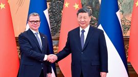 習(xí)近平會(huì)見芬蘭總理奧爾波