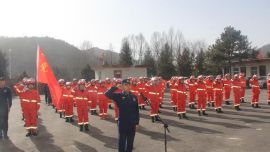 庆阳市林草局在子午岭林区组建4支森林草原消防队