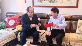 庆阳市卫生健康委开展春节走访慰问活动