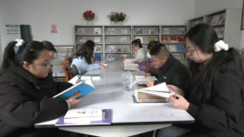 合水縣圖書館：書香伴寒假 墨韻潤成長