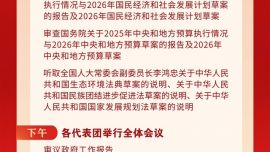 3月5日：十四屆全國人大四次會議上午9時開幕