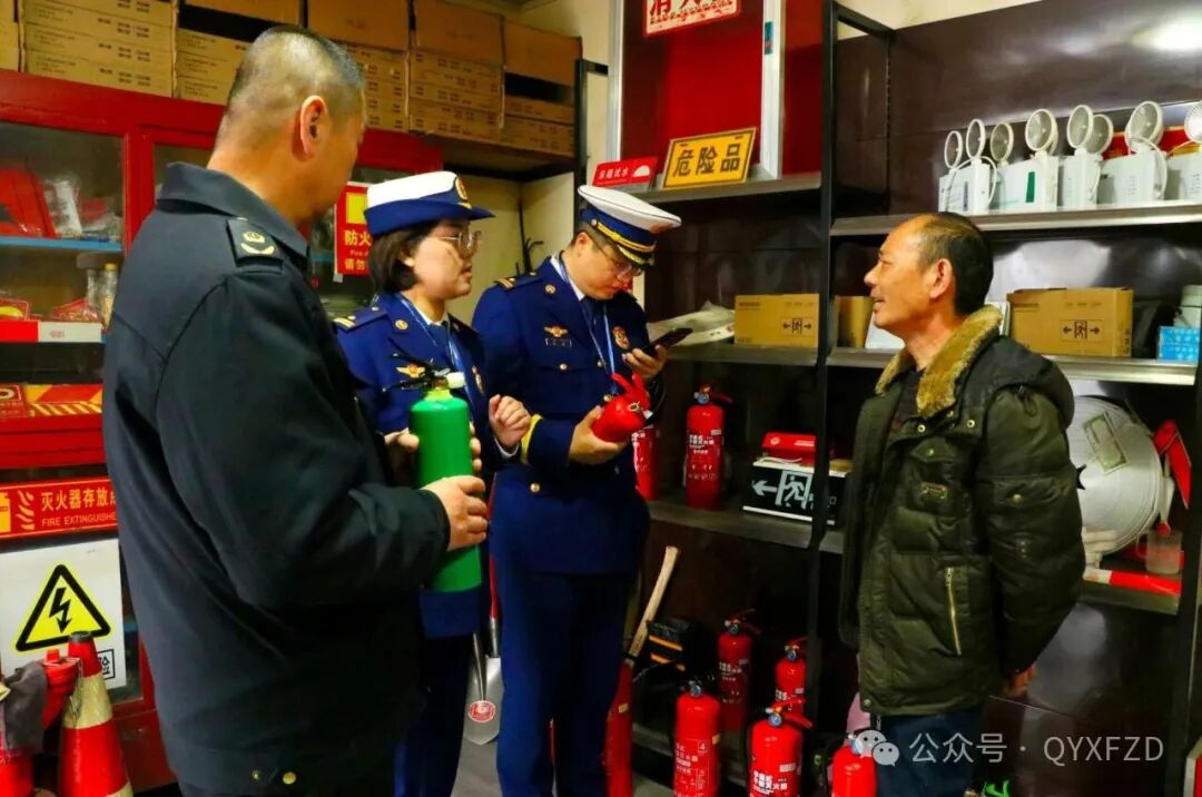 市区两级消防部门联合市场监管部门开展消防产品检查