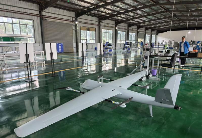 位于宁县低空经济小镇的九州维安（甘肃）科技发展有限公司无人机生产加工车间