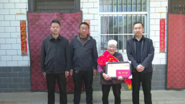 合水县店子乡开展为“四有”优秀士兵送喜报活动