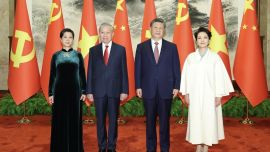 習(xí)近平同越共中央總書記、國家主席蘇林舉行會談