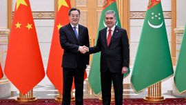 丁薛祥訪問土庫曼斯坦、作為習近平主席特別代表出席復興氣田四期項目開工儀式、舉行中土合作委員會第七次會議