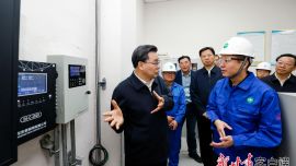 胡昌升在蘭州新區(qū)調(diào)研時(shí)強(qiáng)調(diào) 加強(qiáng)企業(yè)黨的建設(shè)和安全生產(chǎn) 推動(dòng)科技創(chuàng)新和產(chǎn)業(yè)創(chuàng)新融合發(fā)展