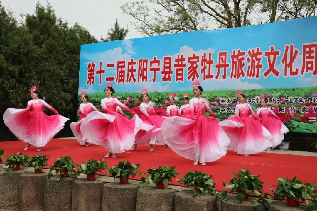 第十二屆慶陽寧縣昔家牡丹旅游文化周開幕