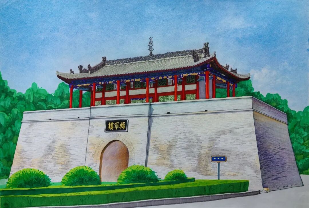 千年古楼，一城文脉。辑宁楼雄踞县城核心，始建五代，飞檐翘角揽流云，青砖黛瓦蕴沧桑。承载古衙旧事，镌刻红色记忆，朝暮守护满城烟火，融历史底蕴与人文风华于一身，是宁县当之无愧的城市文化地标。