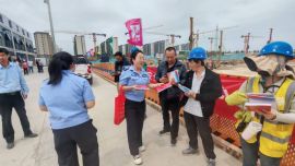 西峰：《民法典》普法深入辖区建筑工地