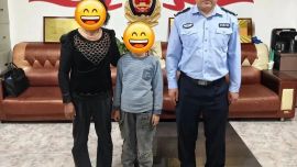 熊孩子貪玩“躲貓貓”  警民合力兩小時找回