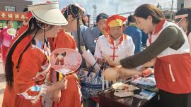 宁县举办“文明集市+文明舞台”新时代文明实践赶大集市级示范活动