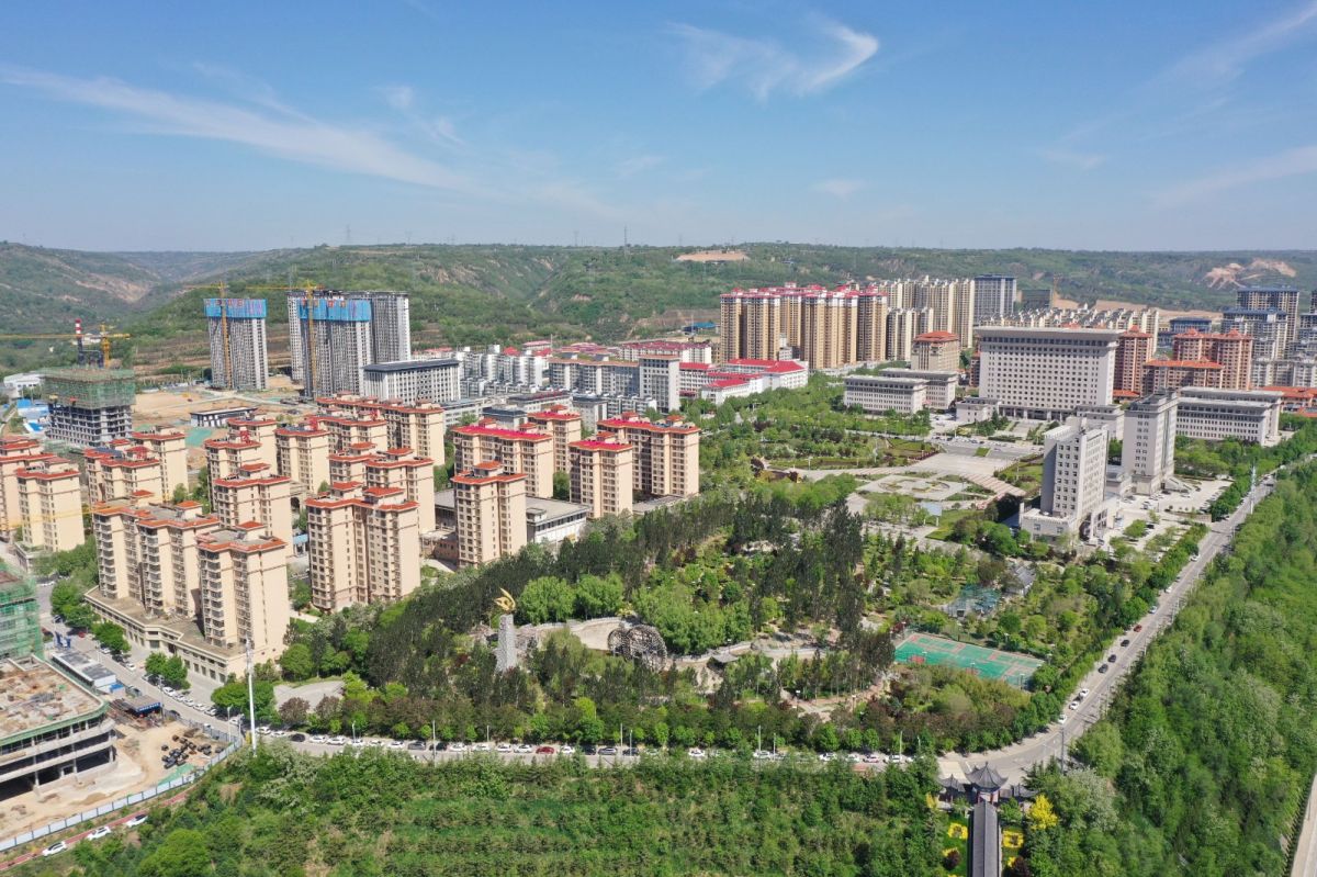 宁县县城新区。李大钊摄