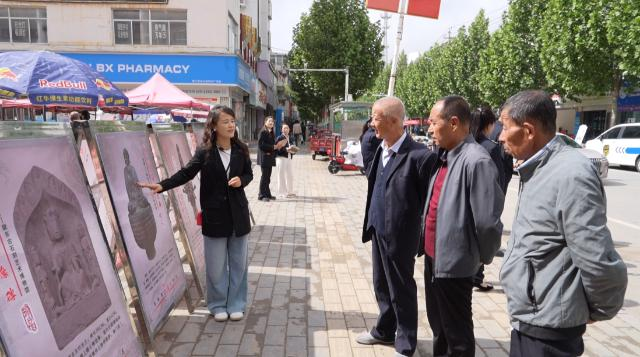 陇东古石刻艺术博物馆开展“5·18国际博物馆日”主题宣传活动