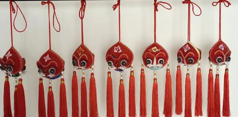 虎頭香包成品