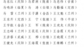 甘肅省第七屆新人新作展入展名單公示