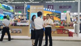 庆阳市商务局组织企业参加第二十二届深圳文博会并开展招商对接活动