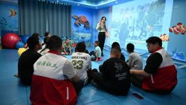 慶陽市兒童福利院開展“我的大家庭”心理團體輔導(dǎo)主題活動