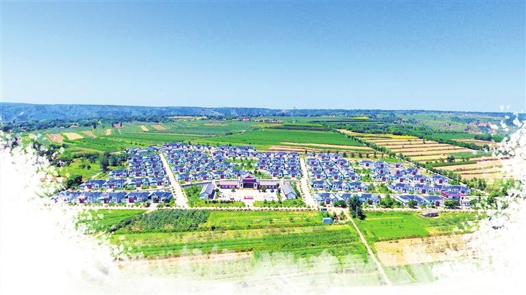 天津市武清區(qū)援建的涇川縣高平鎮(zhèn)牛家咀&mdash;任家寺和美鄉(xiāng)村。