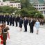 习近平和彭丽媛参谒中朝友谊塔