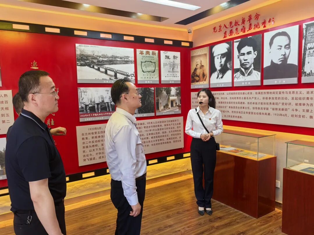 团省委书记张乐群一行调研庆阳共青团和少先队工作