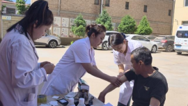 合水县卫生健康局组织开展“结对关爱 义诊送健康”活动