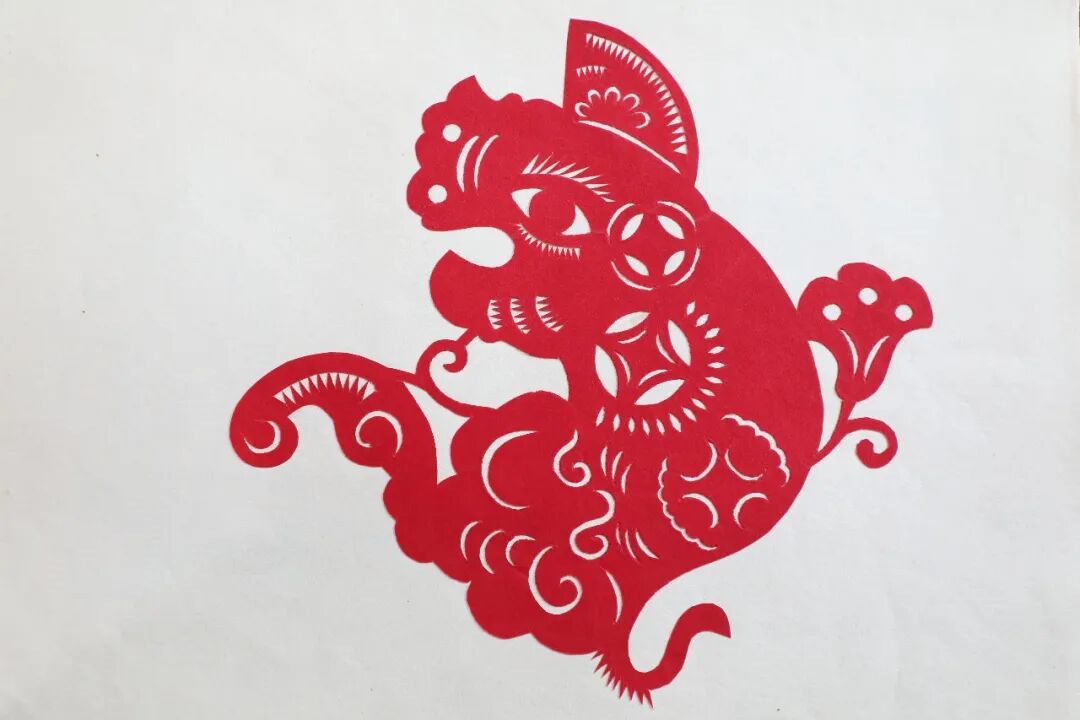 贺彩霞剪纸作品。