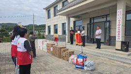 西峰区红十字会携手爱心企业捐建“积分超市”