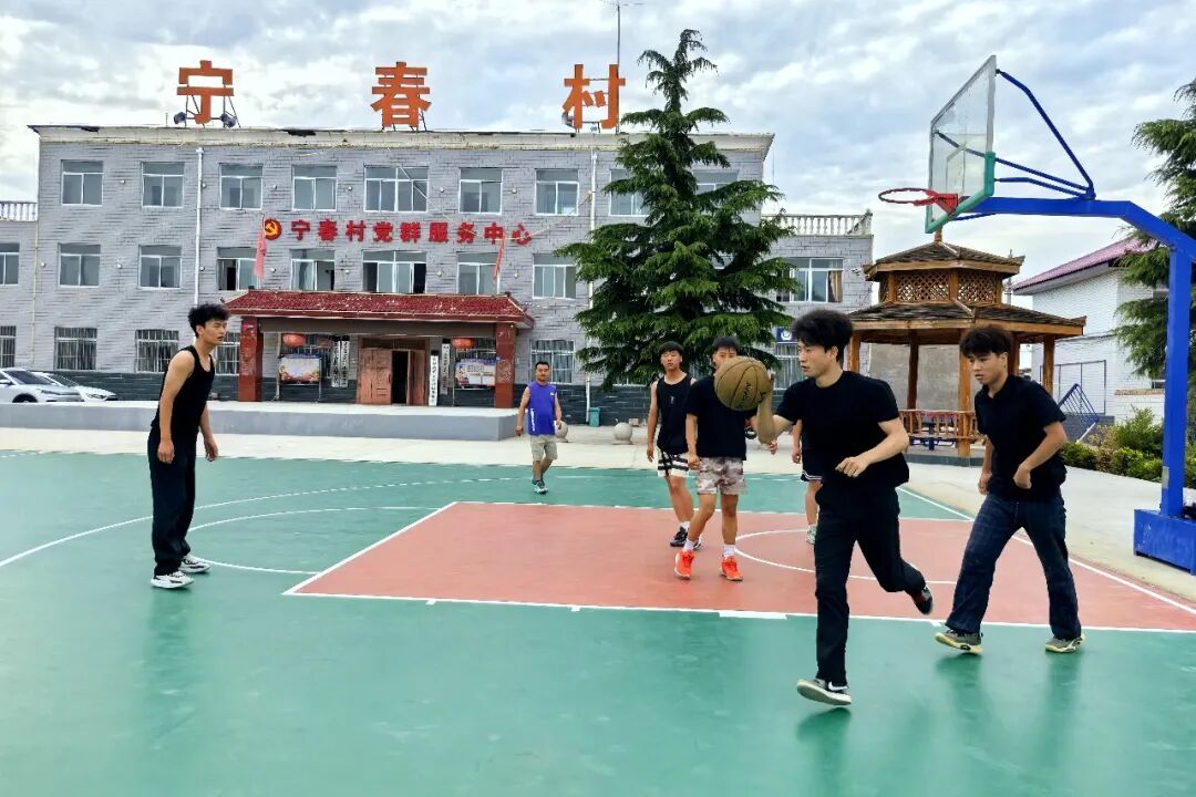 宁县春荣镇宁春村文化广场维修改造完工