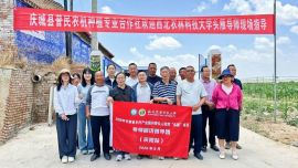 西北农林科技大学专家教授对庆城县乡村产业振兴“头雁”领头人进行考察回访活动