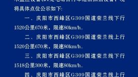 西峰：关于启用交通技术监控设备的公告