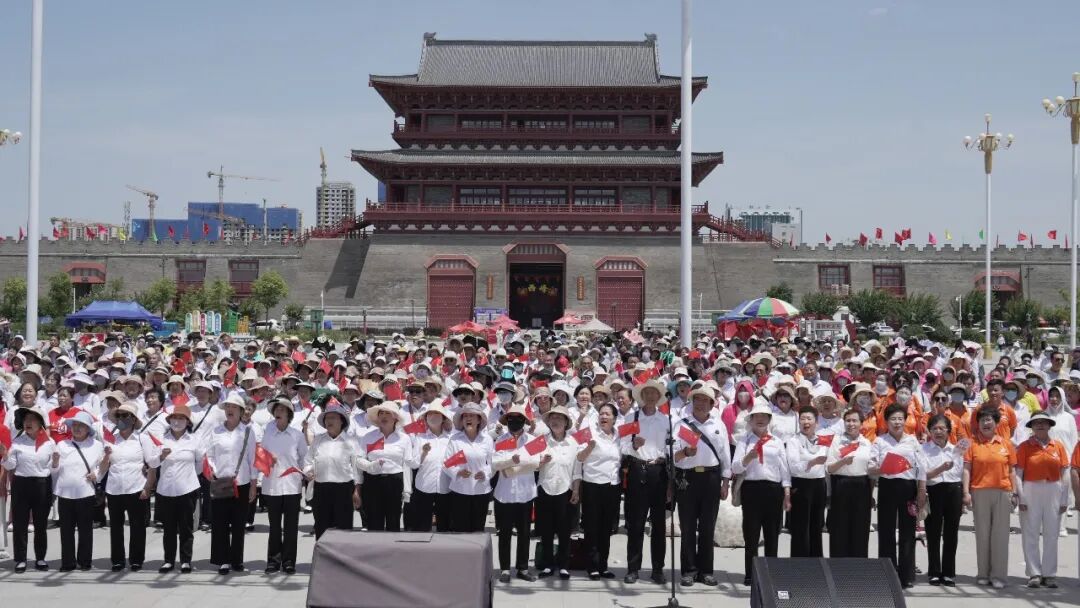 庆阳红歌陇东民歌大家唱展演活动第三次大合唱彩排火热进行