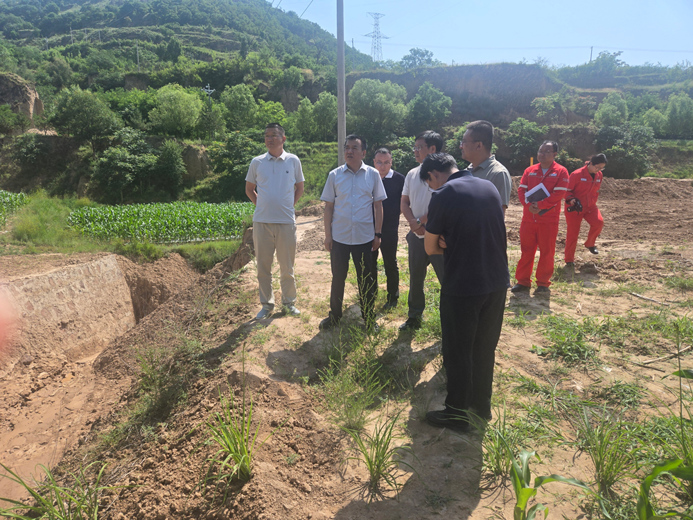 市生态环境局督导华池县突发环境事件应急处置工作