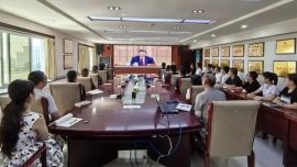 甘肃煤田地质局庆阳资源勘查院组织党员干部集中收看庆祝建党105周年大会直播