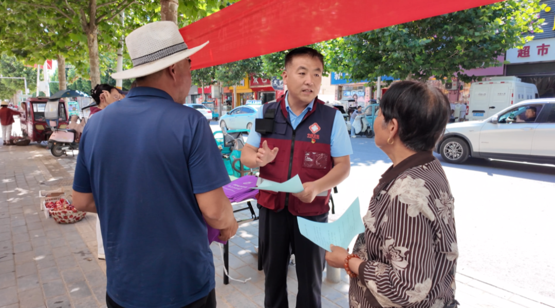 合水县疾控中心（卫生监督所）开展全民反诈宣传活动